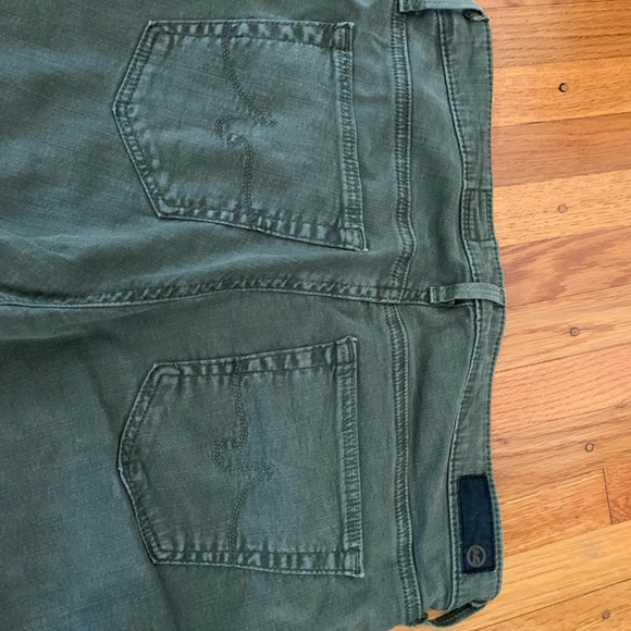 Adriano Goldschmied olive green Moto Legging Jeans size 28 - Picture 4 of 6